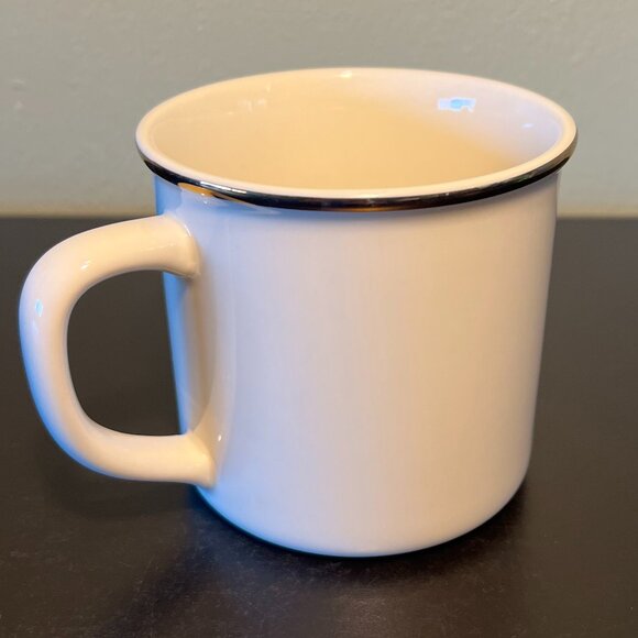 NWT POTTERY BARN Scottish Tartan Plaid Letter “D” Monogram Initial Ceramic Mug - Picture 6 of 11